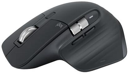 Logitech MX Master 3S - Souris sans fil hautes performances, défilement ultra-rapide, Ergo, 8 000 DPI, Bluetooth, Windows, Linux, Chrome - noir (Reconditionné)