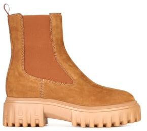 Hogan Tronchetto Chelsea h700 Cognac (CUOIO, Taglia unica, Sistema Taglie Calzature EU, Adulto, Numero, Media, 37)
