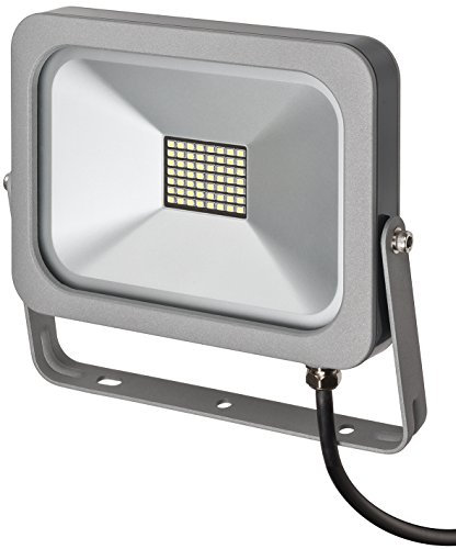 Brennenstuhl 1172900300 Projecteur slim LED, Aluminium, , 30 W, Blanc, 20,2 x 23,1 x 3,5 cm
