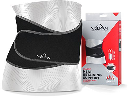 VULKAN Classic Rückenstützgürtel – Lendenwirbelstütze für Männer & Frauen, Verstellbare Rückenbandage zur Schmerzlinderung, Stabiler Rückengurt für Ischias & Haltungskorrektur, Universelle Passform
