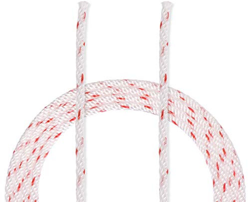 sourcing map Rückstoßstartseil 4mm Durchm. 5m 16,4ft Polyester Zugschnur für 168F 170F Rasenmäher Trimmer Motorteile