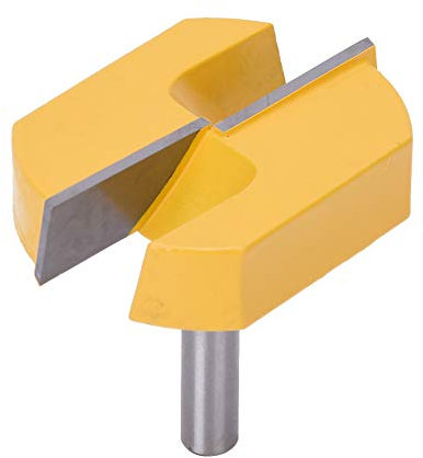 Limpieza de Brocas de Fresadora de Fondo, Fresa de Vástago de 8 mm Broca de Fresado de Superficie Inferior Fresa de Carpintería 8x57 mm