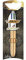 BIC Lot de 1 stylo à bille 4 couleurs dorées