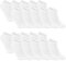 10 | 20 | 30 Paar Sneaker Socken Herren Damen Schwarz Weiß Grau Baumwolle 16900 (20x Weiß 47-50)