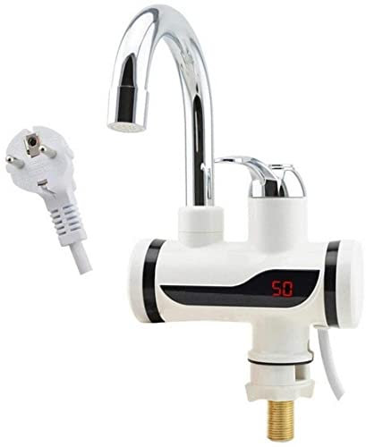 Vokot R1 Grifo mezclador eléctrico con control digital, caldera calentador de agua con pantalla, calentamiento de agua instantáneo