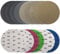32PCS 125mm Round Sanding Discs, Hook and Loop 600/1000/1500/2000/3000/4000/5000/7000 Mixed Grits, Sandpaper Disk Assorted Set in Sanding and Polishing for Electric Grinder Accessory