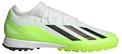 adidas X Crazyfast.3 Turf Sneaker für Erwachsene, uni, Cloud White/Core Black/Lucid Lemon, 11.5