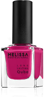 Melissa Smalto per Unghie Lunga Durata Long Lasting Qube 10 ml – Smalto Brillante e Resistente, Finitura Professionale (Ciclamino, 10 ml)