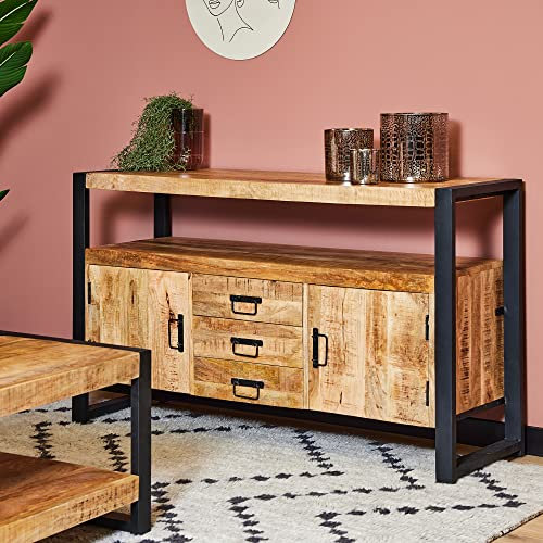 Sideboard Boaz 135 cm | Mangoholz Möbel