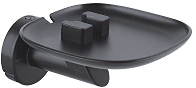 conecto, Wandhalterung für SONOS ONE (SL) und SONOS Play:1, Lautsprecher-Halterung aus Stahl und Aluminium, schwarz