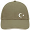 Huuraa Basecap Türkei Halbmond und Stern Geschenk Olive/Beige Türkei Accessoire