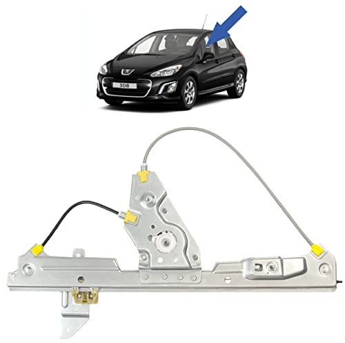 STARKIT PERFORMANCE Elevalunas compatible para Peugeot 308 (2007-2014) mecanismo elevalunas delantero izquierdo (conductor) berlina y break. 9221CW, 9221GX