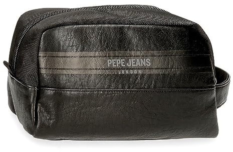 Pepe Jeans Horley Kulturbeutel, anpassbar, Einheitsgröße, Schwarz, Talla única, Kulturbeutel, anpassbar