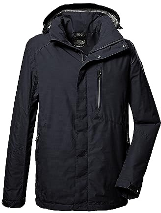 Killtec Herren Kos 256 Mn Jckt_carleb Funktionsjacke/Outdoorjacke mit abzippbarer Kapuze