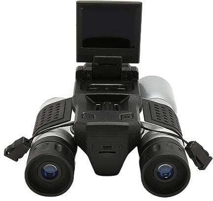 Digital Binoculars Camera, 2.0 Inch 1080P HD Binocular for Adults, 12x Optical Zoom Telescope Camera for Watching Bird Football Game Concert, 900mAh Battery