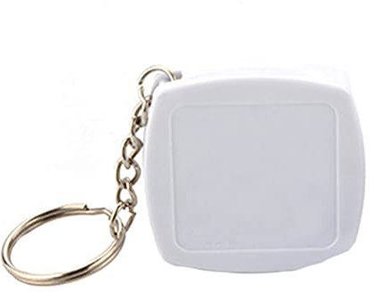 IWOMA Mètre ruban en métal de 2 m - Porte-clés - Outil de mesure portable - Règle rétractable