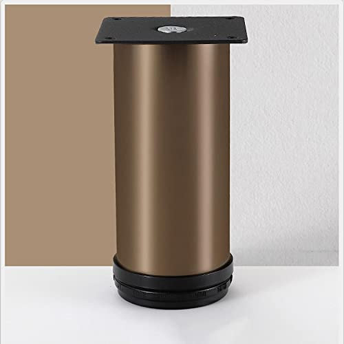 Générique Pied de Table Lot de 4 Pieds de Meuble réglables en métal Pieds de Bureau en INOX Hauteur réglable de 0 à 30 mm pour la Maison Bureau Cuisine canapé Table de Chevet (50 cm/1