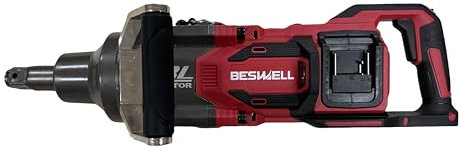 BESWELL CIW-1100B-A, 1 Zoll Akku-Schlagschrauber mit kurzem Amboss-Kit mit (4 Stück) 5,0 Ah Li-Ion-Akkus und Doppelladegerät