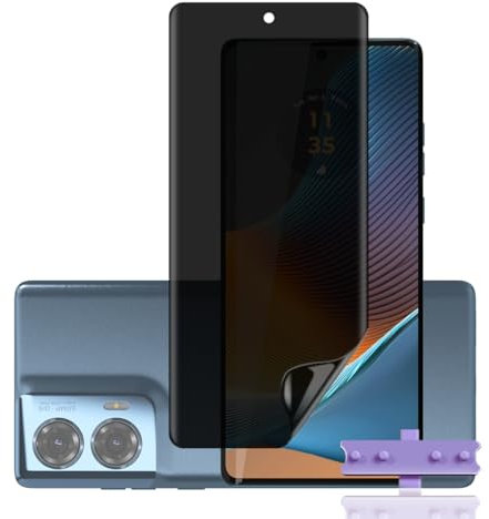 Rnnmeeko Privacidad Protector de Pantalla para Motorola Edge 50 Fusion, 1 Piezas Antiespia Película TPU Flexible, Privacy Película Protectora para Motorola Edge 50 Fusion