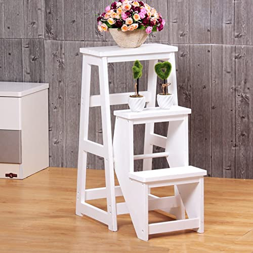 Marchepied pliable en bois portable pour cuisine, maison, bibliothèque, escalade