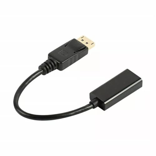𝟰𝗞 DisplayPort to 𝗛𝗗𝗠𝗜 Adapter for Monitor,1080P @60Hz High Resolution Dp(Display Port) Male to Hdmi Female Converter with Audio and High Speed Transmission Video Audio Converter PC,Monitor,TV