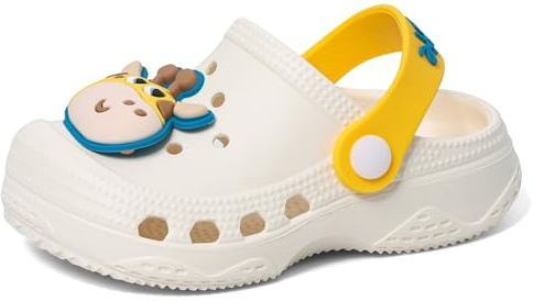 LACOFIA Zoccoli e Sabot da Giardino per Bambini Sandali da Spiaggia/Piscina Antiscivolo Pantofole Estive per Ragazzi