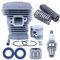 Kit paraolio pistone cilindro da 40 mm for motoseghe Stihl MS211 MS 211C MS211C pezzi di ricambio candela di accensione