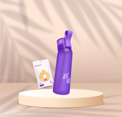 Bouteille d'eau-650 ml/bouteille d'eau aromatisée avec gousses/différentes violettes incluses 3 doses)