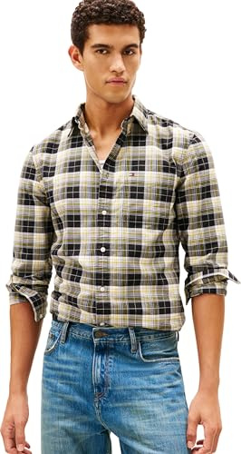 Tommy Hilfiger Herren Oxford Heritage Plaid Rf Shirt Mw0mw41678 L/S Shirt (1er Pack)