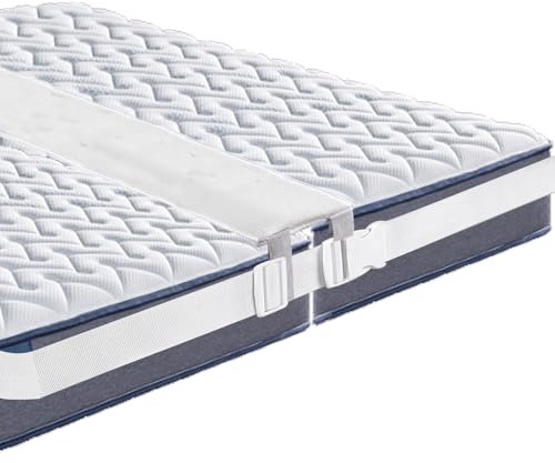 Puente para Colchones, Conector Colchón con Correa de Fijación de 9,5m, Conector de Colchón de Doble a Tamaño Queen, Cuña de Unir Colchones Ancha, Conecta y Expande Fácilmente la Cama (200 x 30 CM)