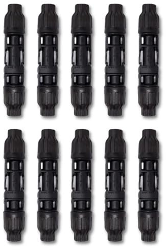 ViD 10 Stück Solar-Stecker IP68 crimpfrei | 4,0-6,0 mm² | männlich + weiblich