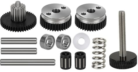 Fangxuee -Extruder, Extruder Gear Kit 2.4 0.1 High Gear Hardened Steel Extruder 3D Print Accessories