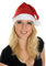 Ciffre Weihnachtsmütze Nikolausmütze Mütze Weihnachten Nikolausmütze Santa Christmas Nikolaus Uni Rot 2 er Set