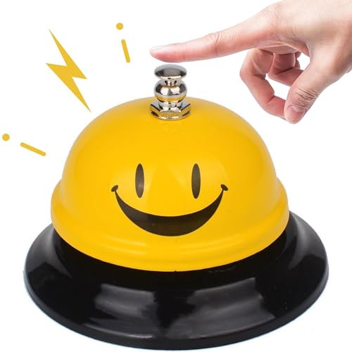 MINGZE Glocke, Rostfreier Stahl, Hängende Dekoration, Hochzeit, Gelb