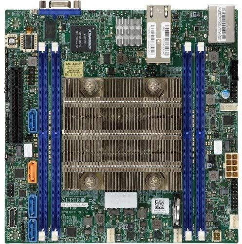 Supermicro MBD-X11SDV-4C-TLN2F-O Mini-ITX Motherboard Intel Xeon D-2123IT 2 x 10 Gigabit LAN USB 3.0 HDMI Graphics