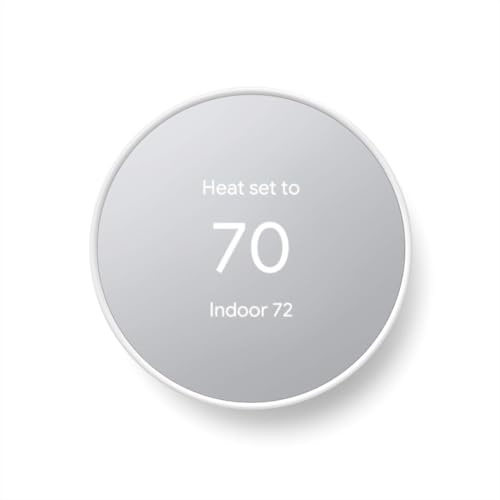 Google Thermostat, Polycarbonate, Snow