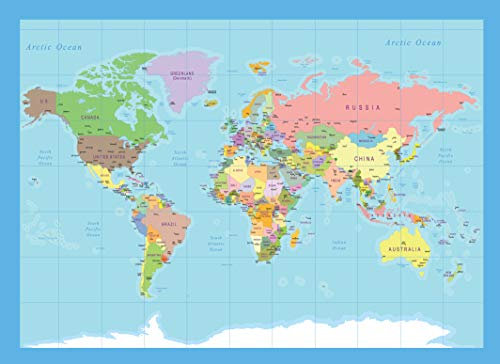 Robert Frederick, Atlas Map, 1000 Piece Jigsaw Puzzle, Presented in a Detailed Tin