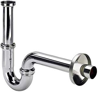 FORtech Plus Röhren-Geruchsverschluss Siphon für Waschtisch DN 32 x 11/4 chrom