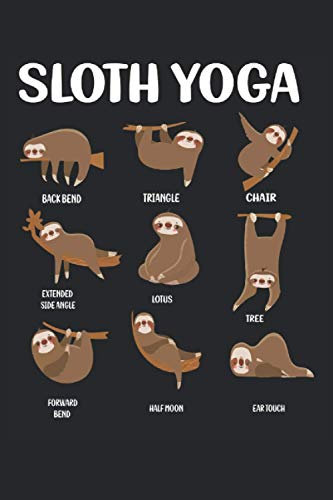 Sloth Yoga: Dot Grid Journal or Notebook (6x9 inches) with 120 Pages