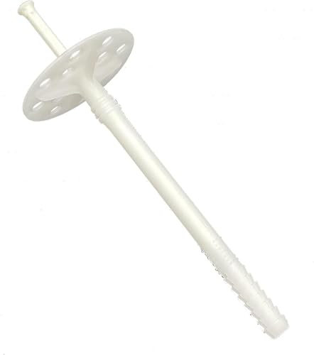 EINSIDE Tassello con chiodo in plastica certificato per cappotto ETAG 014, scatola 250 pezzi, 200 mm