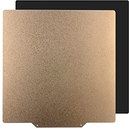 euroharry 3D-Druckerplattformen Neues doppelseitiges PEI-Federstahlblech (strukturiert) mit magnetischem PEI für Ender 3 3Pro 3S 3v2 CR-20 Pro Ender 5 5Pro (220x220mm)