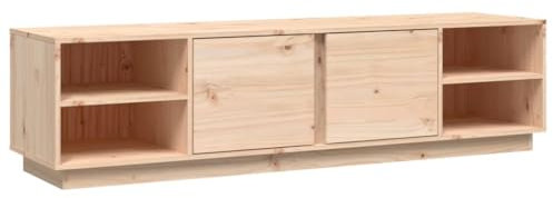 vidaXL TV Schrank Lowboard TV Möbel Tisch Board Sideboard Fernsehtisch Fernsehschrank HiFi-Schrank Wohnzimmer 156x40x40cm Massivholz Kiefer