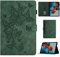 CASAFUNY Hülle für Samsung Galaxy Tab S8 11 Zoll 2022 / Tab S7 11 Zoll 2020, PU Leder Tablette Schützhülle mit S Pen Halter Auto Schlaf/Wach Tablet Cover für Samsung Tab S8/Tab S7, Grün
