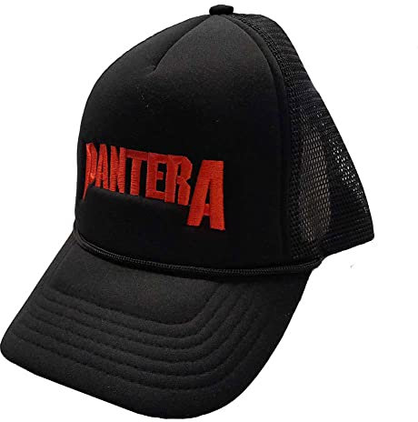 Pantera Unisex Adult Logo Trucker Cap (One Size) (Black)