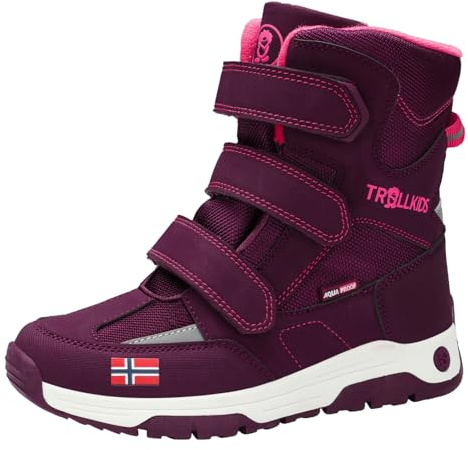 Trollkids Kids Lofoten Winter Boots | Wasserdicht, Warme Fleece-Isolierung, Reflektoren für mehr Sichtbarkeit