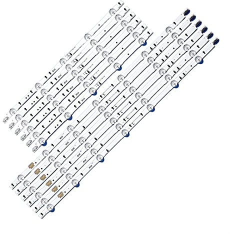 SENHE Striscia di retroilluminazione a LED, 15 lampadine, adatta per SamSung TV da 55 2014SVS55 UA55J5088 UE55H5500 UE55H6200 UE55H6350 UE55H6400 UE55H6500