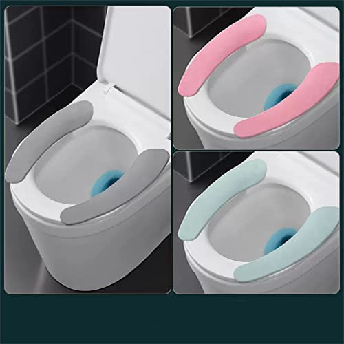 ArinkO 3 Sets weich gepolsterter WC-Sitzbezüge für den Heimgebrauch – klebfrei und universell für vier Jahreszeiten