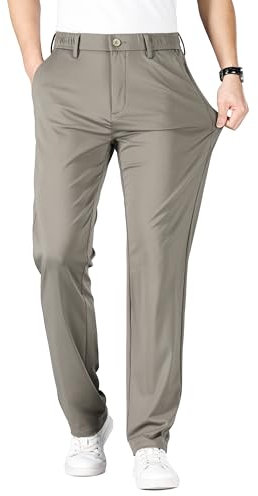 ziilay Golfhose Business Elegante Jogginghose Herren Sommerhose Lang leicht Vier-Wege Stretch 8365bKHBN35W31L