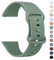 Mugust Correa para 22mm Reloj Inteligente Smartwatch,Liberación Rápida de Silicona Sport Suave Pulseras de Repuesto para 22mm Reloj para Hombre y Mujer(Verde)
