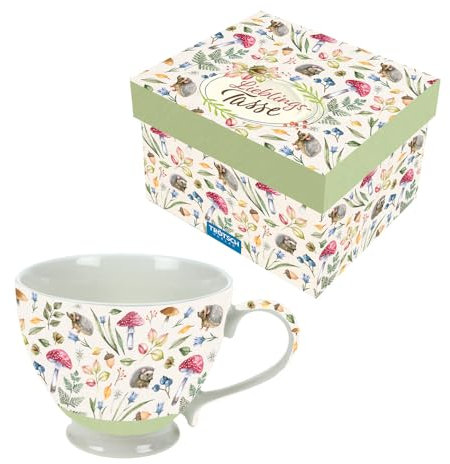 Trötsch Lieblingstasse Waldidylle: Kaffeetasse Teetasse Geschenkidee Geschenk Tasse